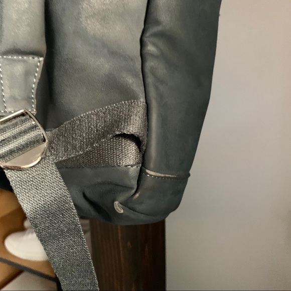 A.P.C 'Sac a Dos Stefan' Faux Suede Backpack - Picture 8 of 8